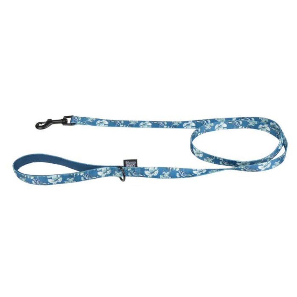 Paris Prix Laisse Pour Chien en Polyester  Vintage Flower  150cm Bleu