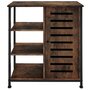 Voir la diapositive 2 : tectake Buffet style industriel Bois foncé industriel, rustique