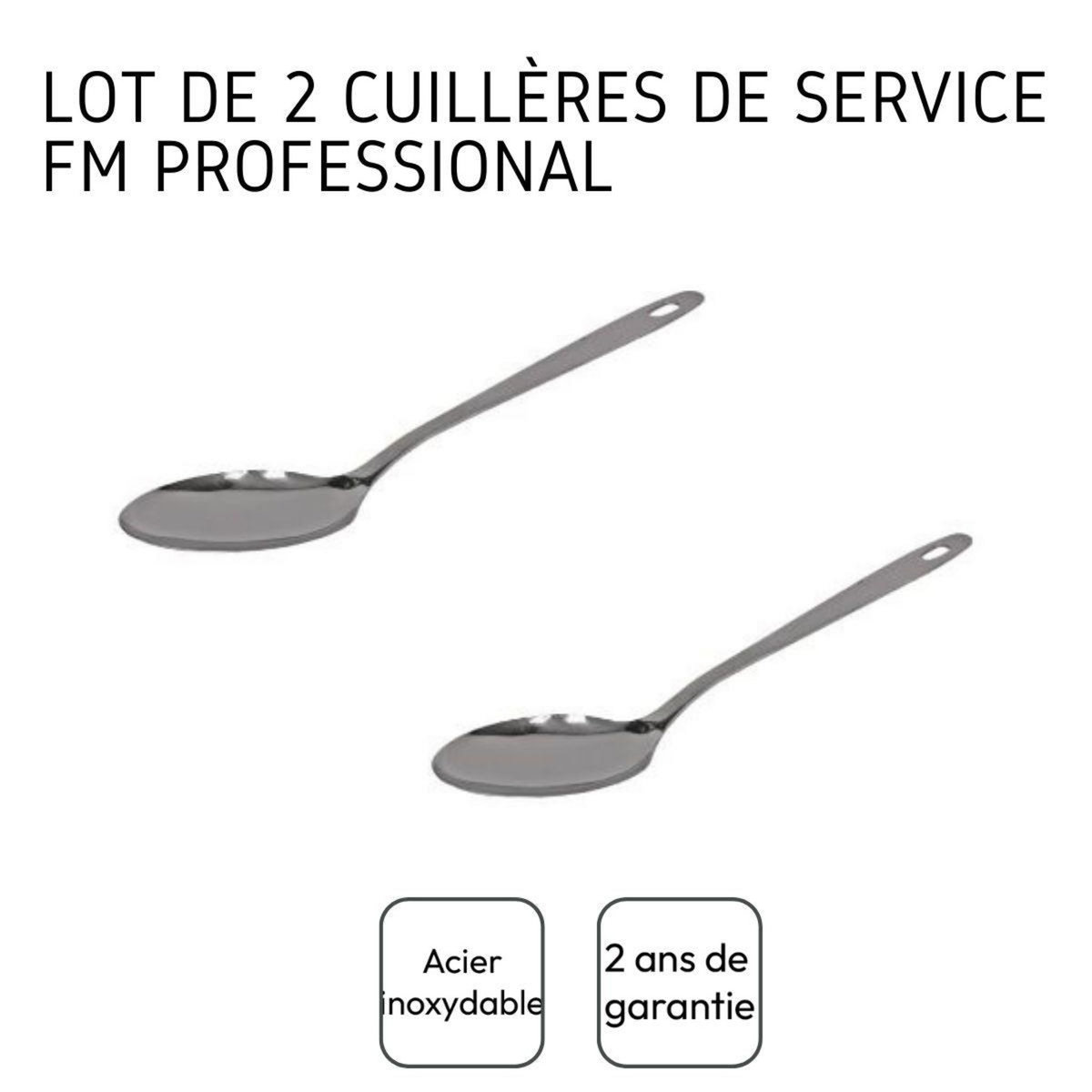 FM PROFESSIONAL Ensemble de 4 Cuillères de service FM Professional