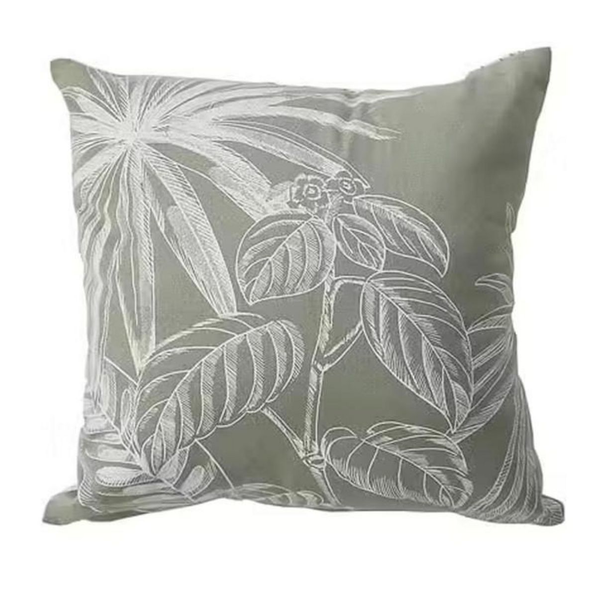 Paris Prix Coussin Déco Imprimé  Mambo  40x40cm Vert Olive