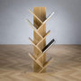 Voir la diapositive 3 : IDIMEX Étagère JULES en forme d'arbre, en bois