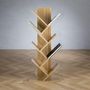 Voir la diapositive 3 : IDIMEX Étagère JULES en forme d'arbre, en bois