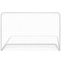 Voir la diapositive 2 : VIDAXL But de football avec filet 182x61x122 cm Acier Blanc