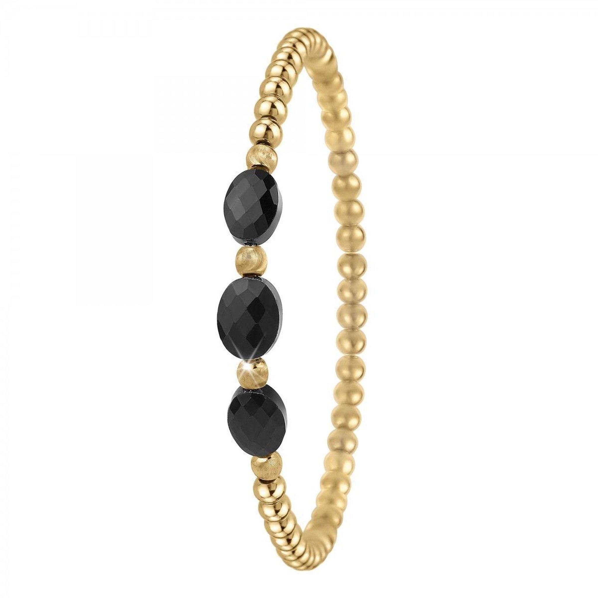 Voir la diapositive 1 : SC BOHEME Bracelet par SC Bohème orné d'obsidiennes noires