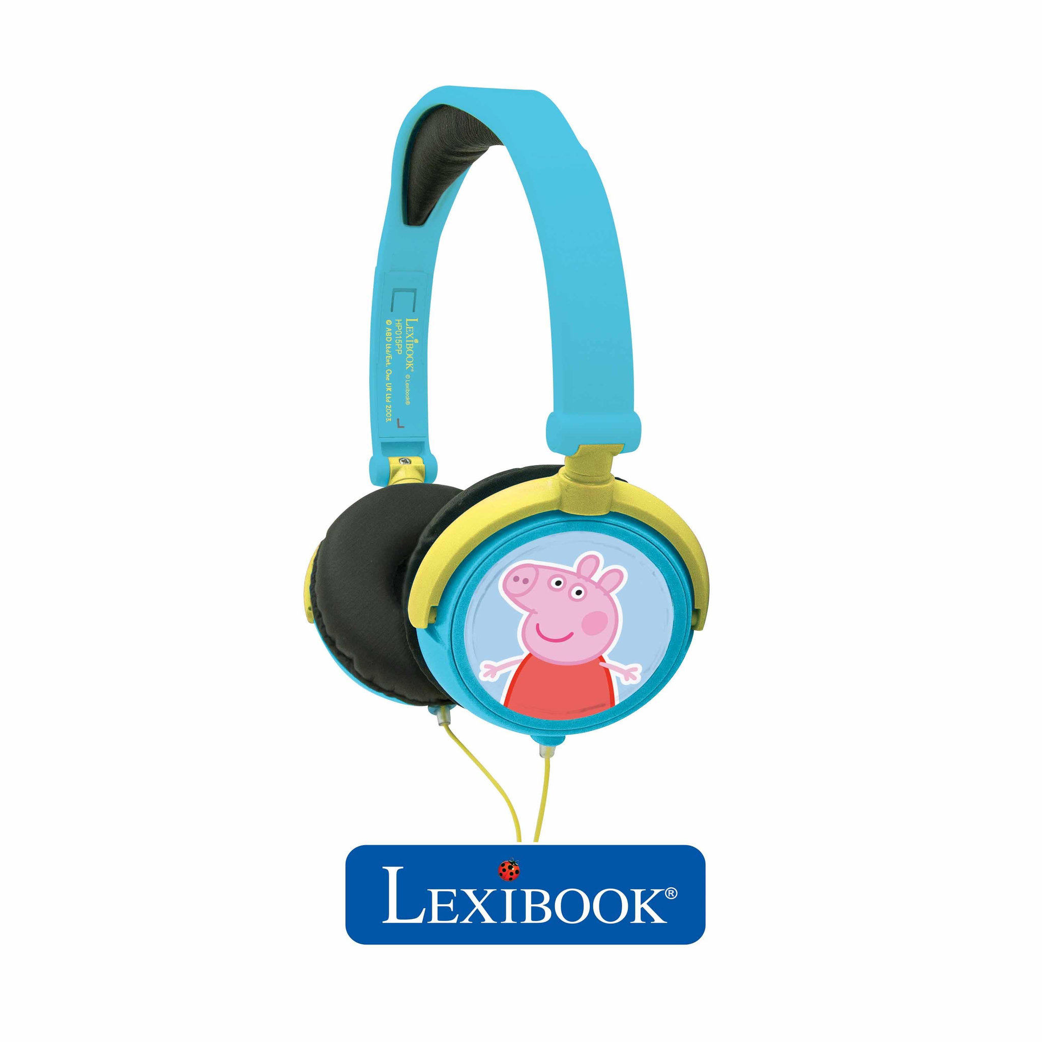 Voir la diapositive 4 : Lexibook Casque stéréo filaire pliable Peppa Pig avec limitation de volume d'écoute