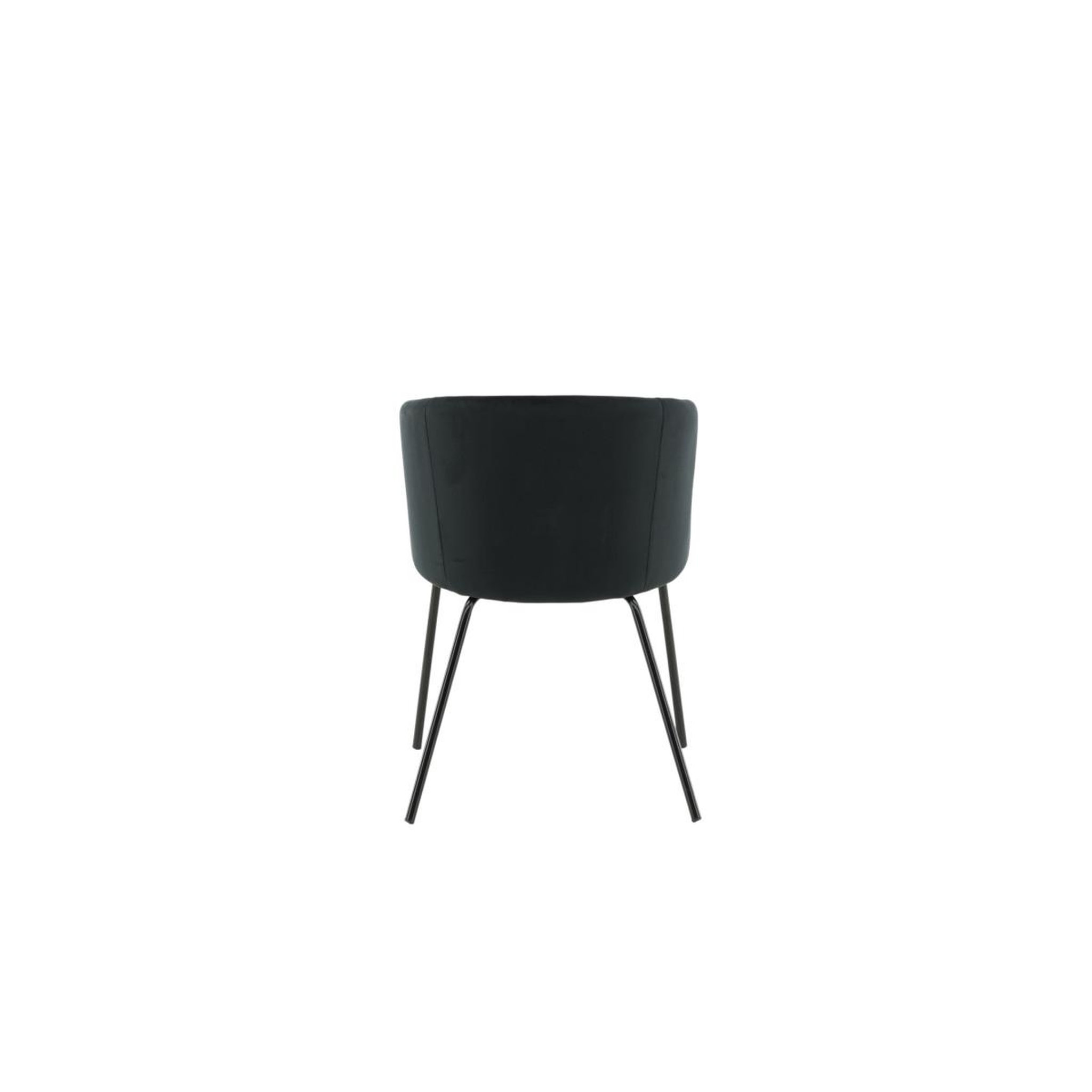 Voir la diapositive 5 : Paris Prix Chaise en velours  berit  78cm noir
