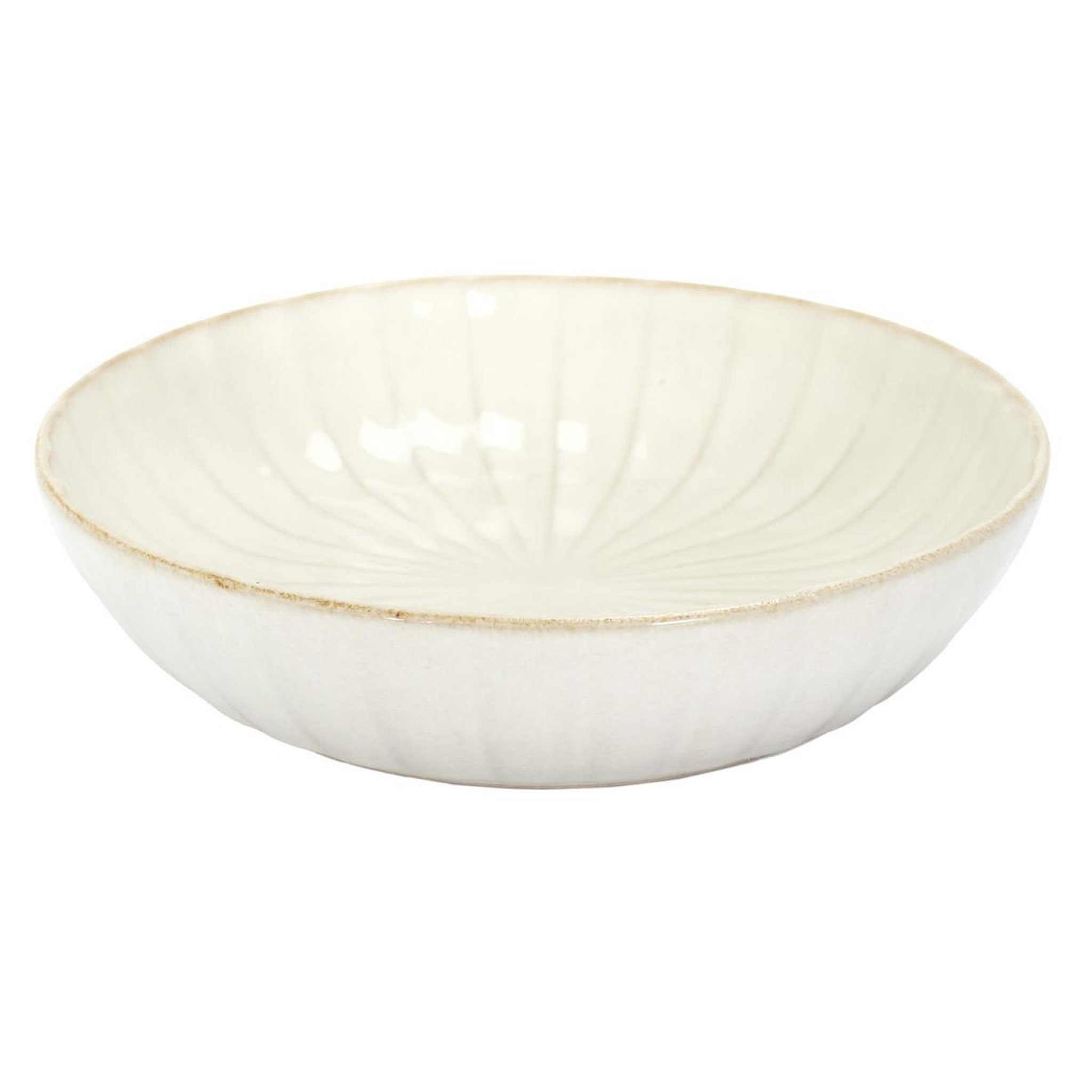 Voir la diapositive 2 : The Home Deco Factory Lot de 6 assiettes creuses  vlora  25cm beige