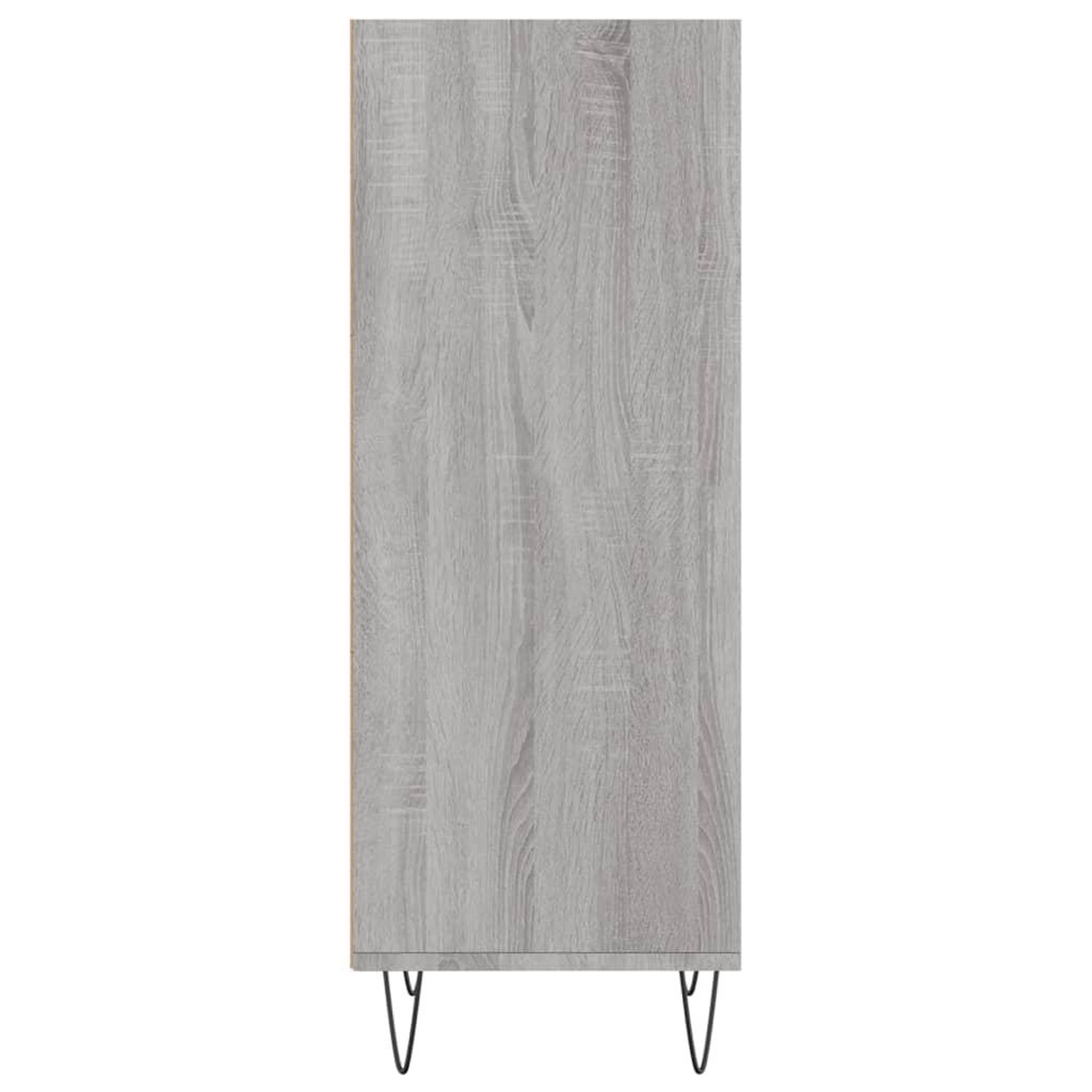 Voir la diapositive 5 : VIDAXL Buffet sonoma gris 34,5x32,5x90 cm bois d'ingenierie