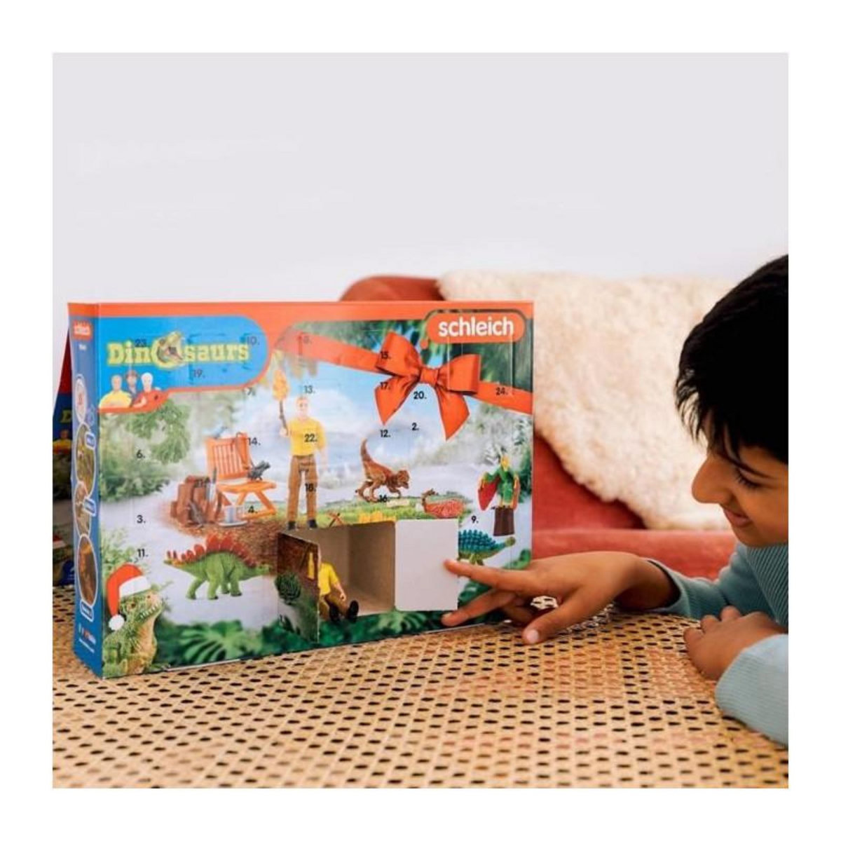 Schleich SCHLEICH - Calendrier de l'Avent Dinosaurs 2022 - 98644 - Gamme Dinosaurs