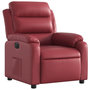 Voir la diapositive 4 : VIDAXL Fauteuil inclinable electrique Rouge bordeaux Similicuir
