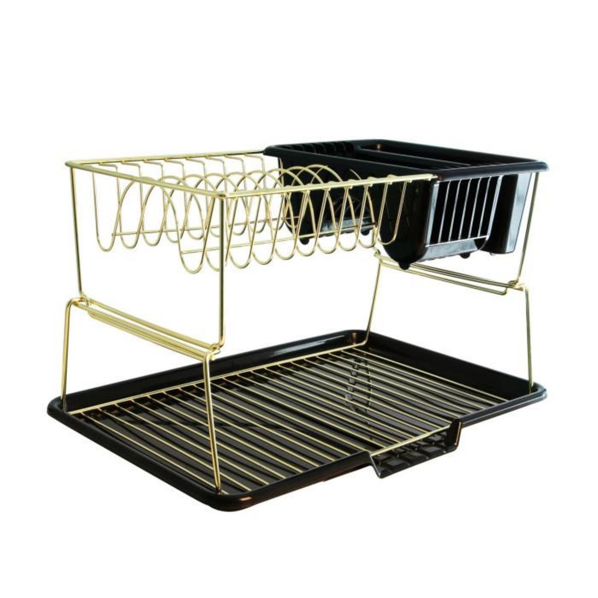 Paris Prix Égouttoir à Vaisselle 2 Niveaux  Cook  45cm Noir