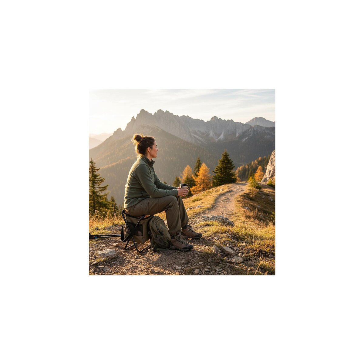 Koh Lanta Siège de camping pliable - Koh Lanta - Compartiment avec sac isotherme