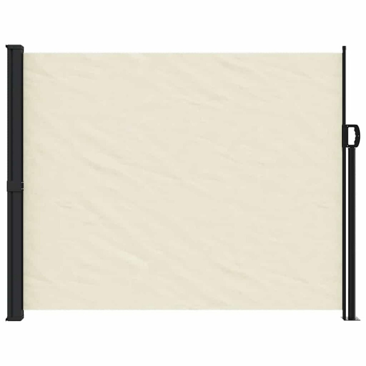 VIDAXL Auvent lateral retractable creme 160x600 cm