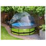 Voir la diapositive 4 : EXIT TOYS Dôme pour piscine tubulaire ronde de Ø 2,40 à 2,55 m - Exit Toys