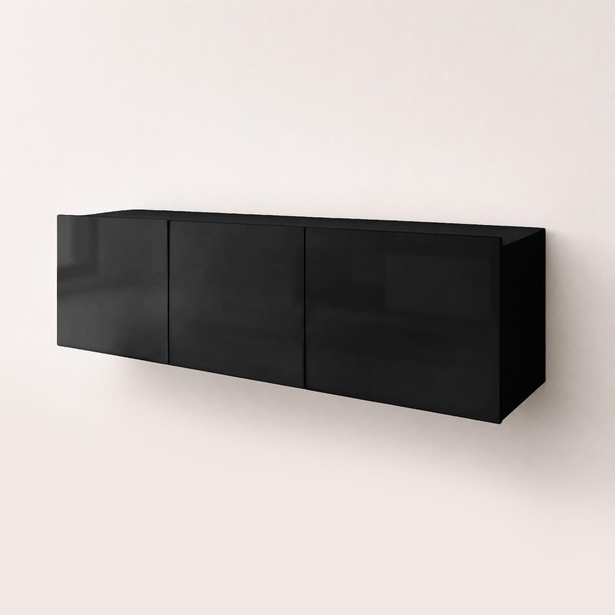 Voir la diapositive 4 : BEST MOBILIER Alix - meuble tv modulable 150 cm - 3 portes