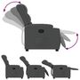 Voir la diapositive 4 : VIDAXL Fauteuil inclinable Gris foncé Tissu