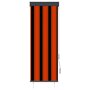 VIDAXL Store roulant d'exterieur 60x250 cm Orange et marron