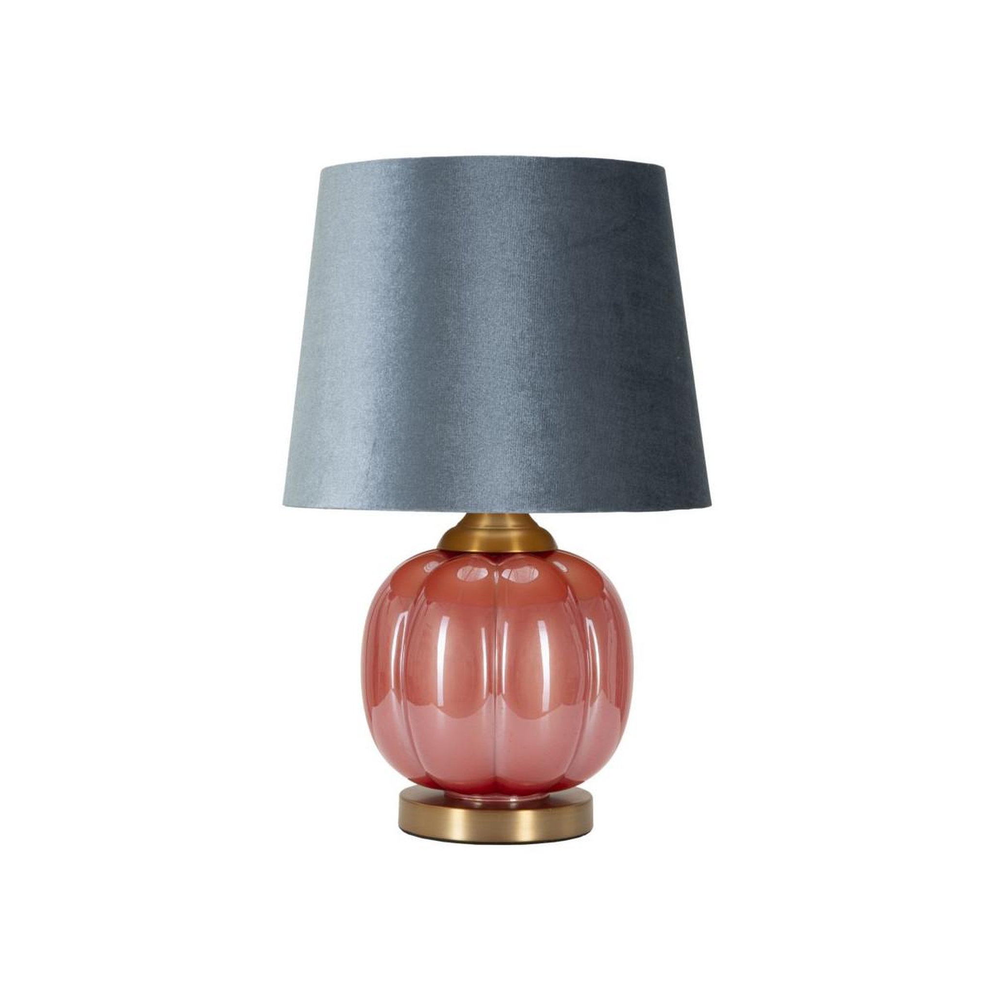 Paris Prix Lampe à poser en verre  helene ball  50cm rouge & bleu