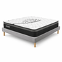 Voir la diapositive 2 : PROVENCE LITERIE Ensemble Sommier Tapissier et Matelas Soutien Ferme Mousse