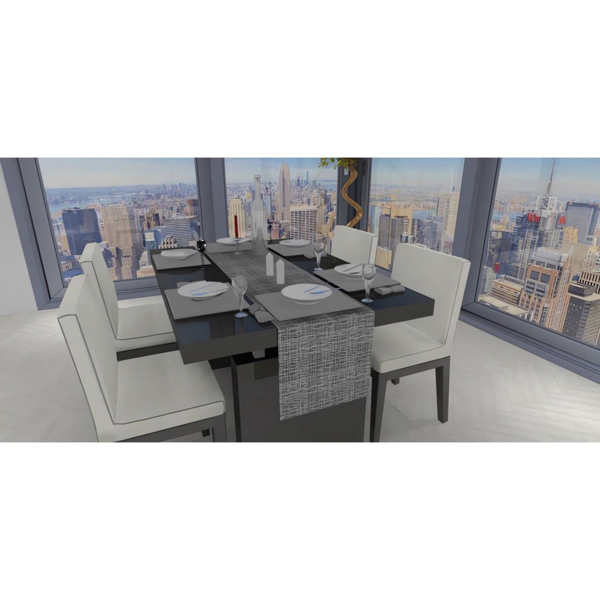 SOLEIL D'OCRE Chemin de table 40x180 cm GALAXY