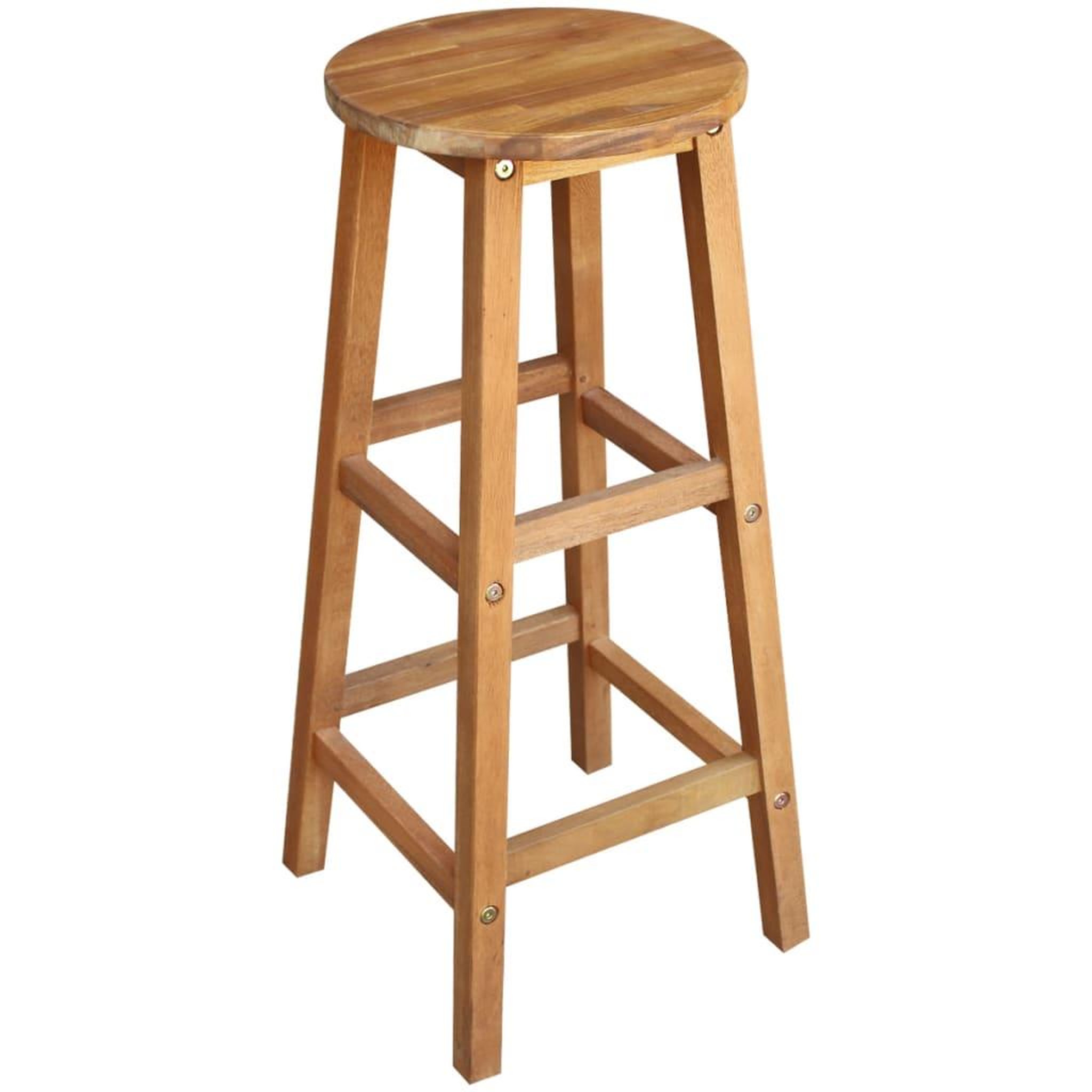 Voir la diapositive 3 : VIDAXL Table et tabourets de bar 7 pcs Bois d'acacia massif