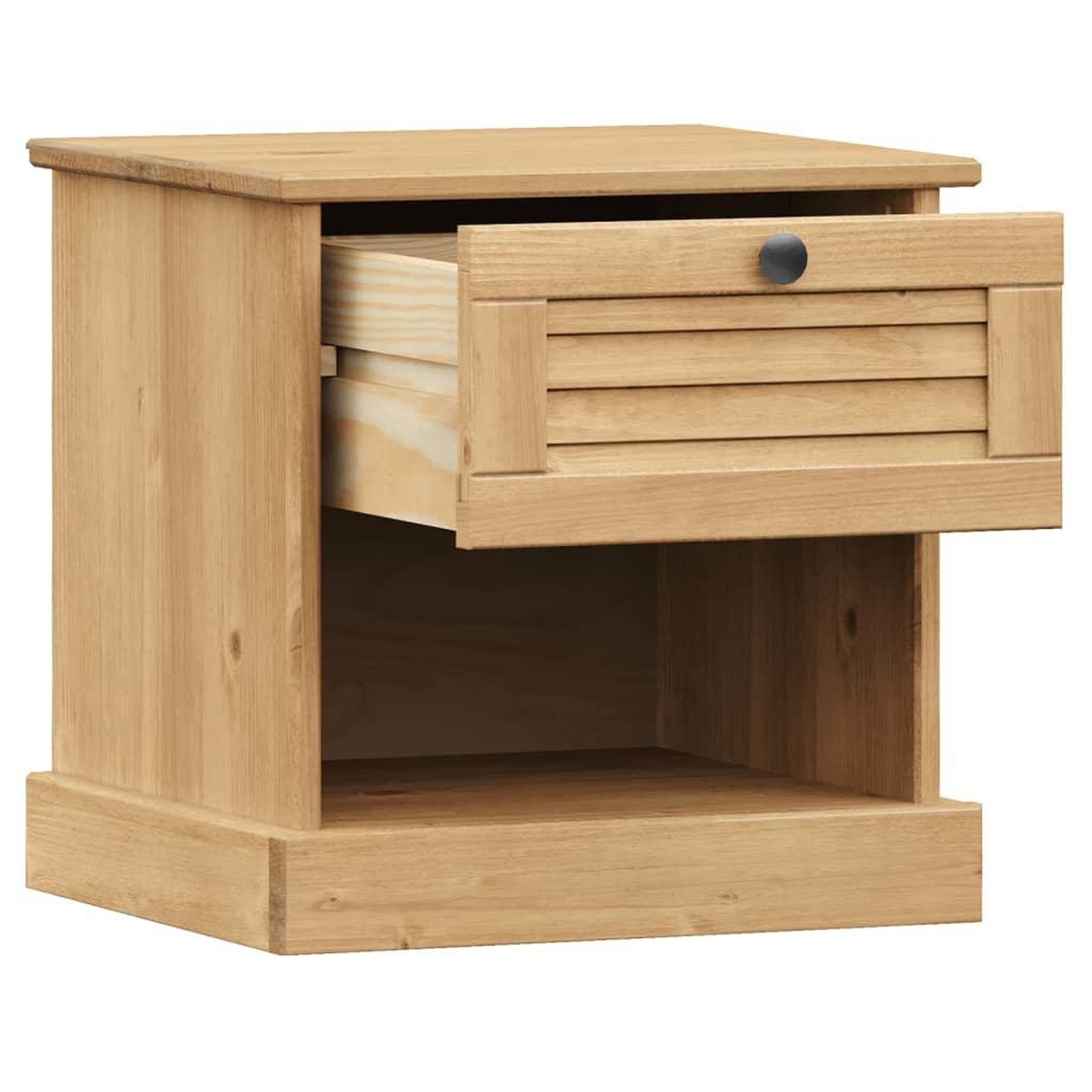 Voir la diapositive 4 : VIDAXL Table de chevet VIGO 42x35x42 cm bois de pin massif
