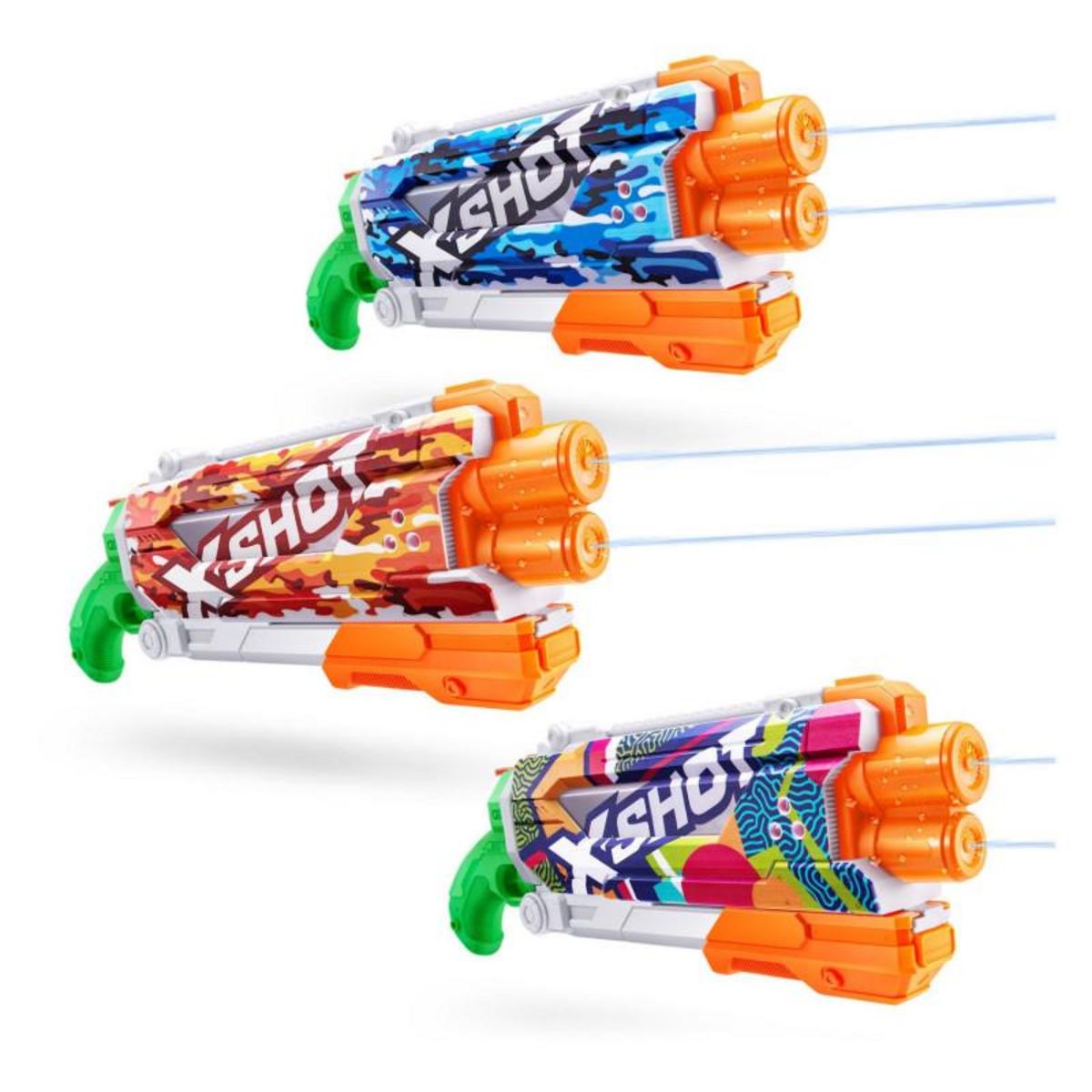 ZURU ZURU X-Shot Water Gun Fast Fill Skins Pump Action, 500ml 11855