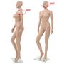 Voir la diapositive 5 : VIDAXL Mannequin femme sexy avec base en verre Beige 180 cm