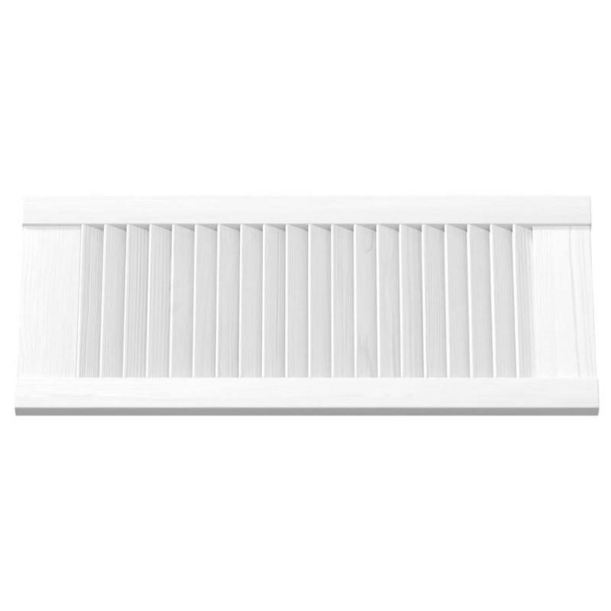 VIDAXL Porte d armoire à persiennes blanc 61,5x29,5 cm