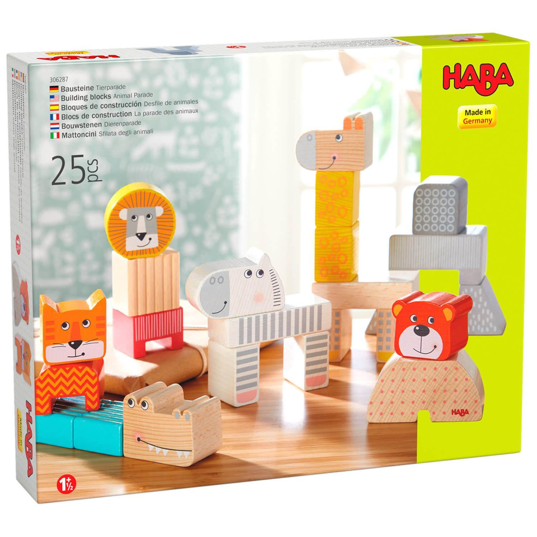 Haba Blocs de construction : La parade des animaux