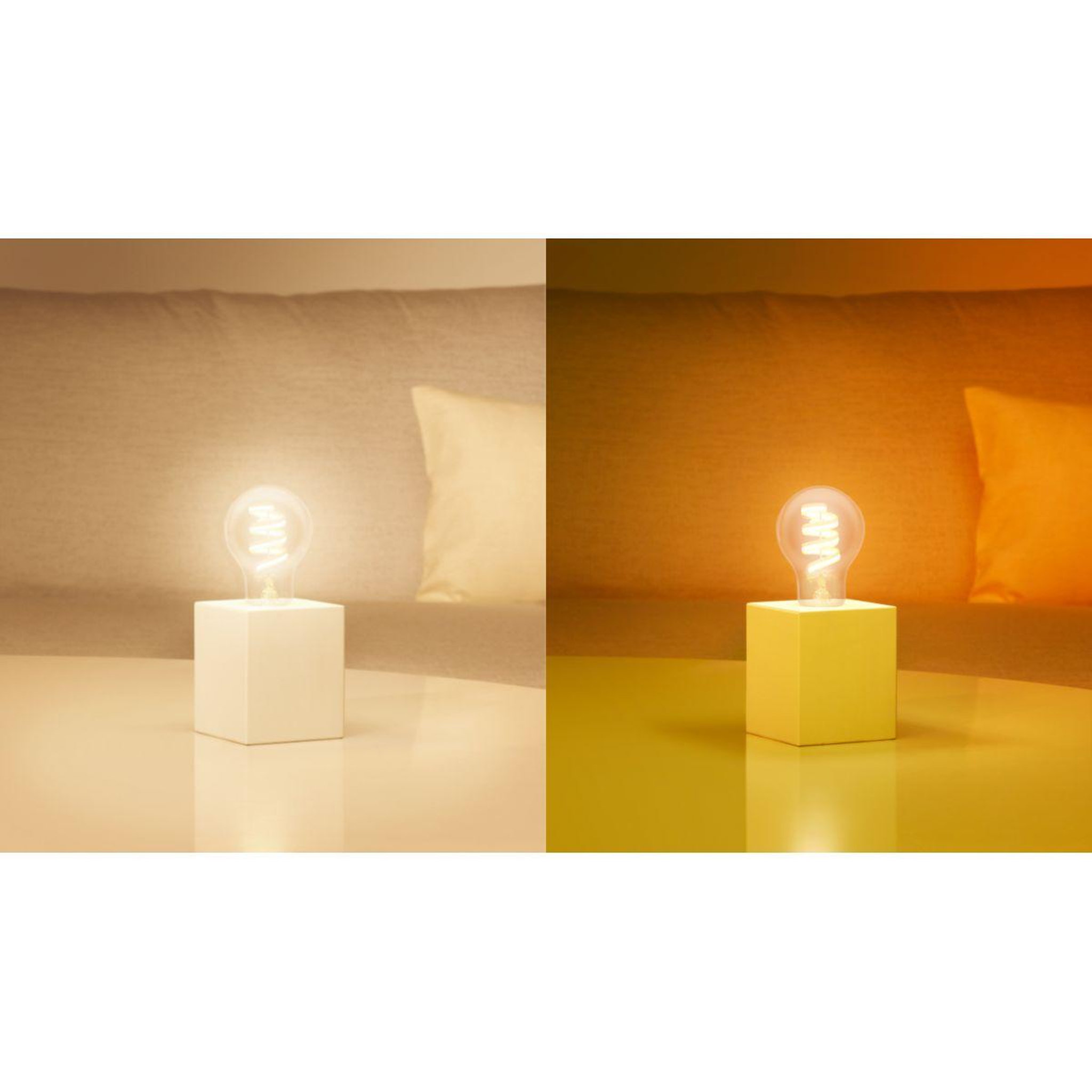 Voir la diapositive 5 : WIZ Ampoule LED connectée Couleur E27 Filament 40W