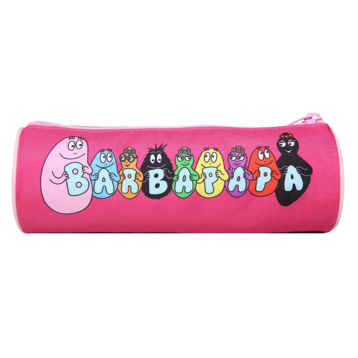 Bagtrotter BAGTROTTER Trousse scolaire ronde Barbapapa Rose