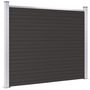 Voir la diapositive 3 : VIDAXL Panneau de cloture WPC 180x146 cm Noir