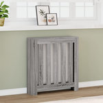 VIDAXL Cache-radiateur sonoma gris 78x20x82 cm bois d'ingenierie