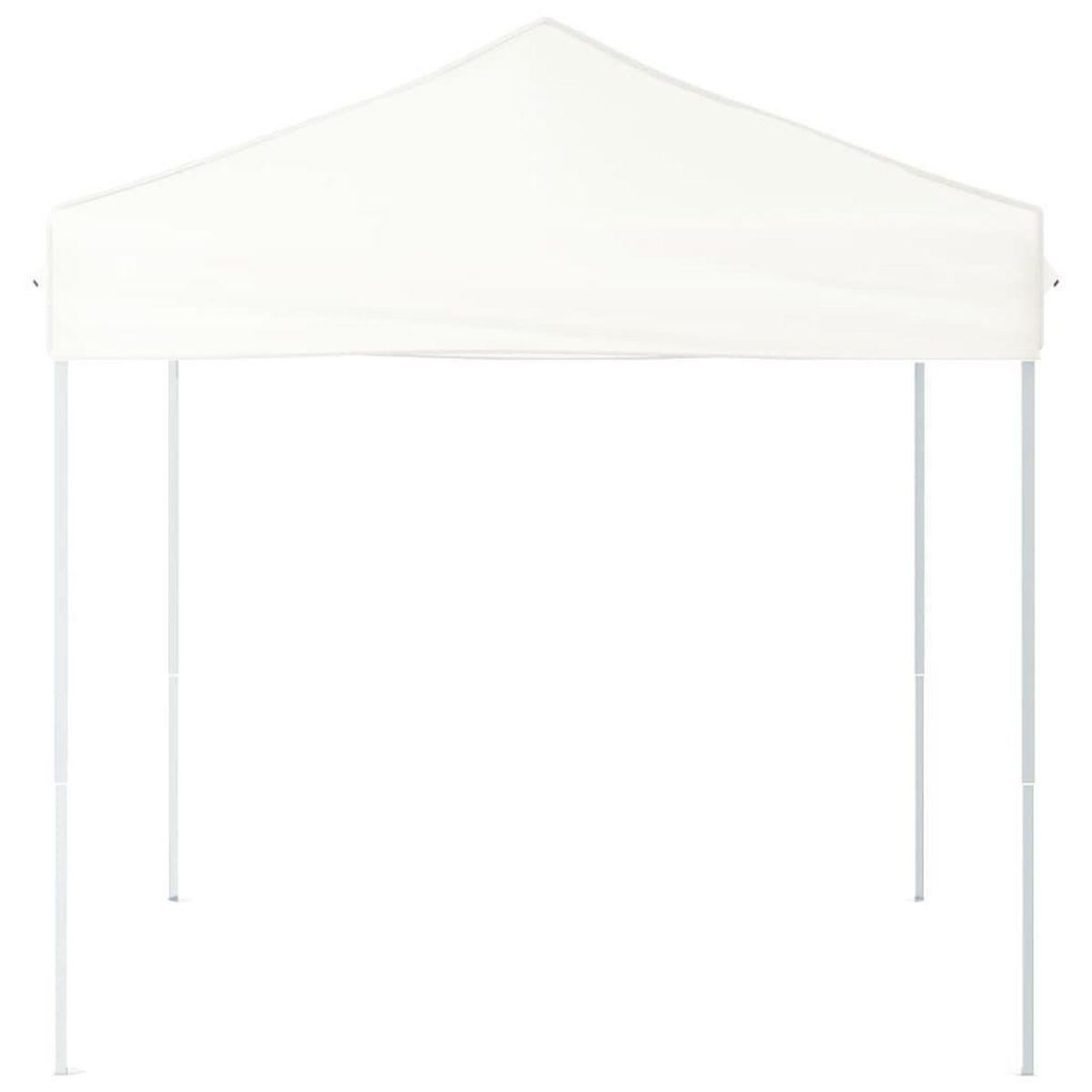 VIDAXL Tente de reception pliable Blanc 2x2 m