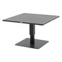 Voir la diapositive 1 : HESPERIDE Table de jardin relevable carrée en aluminium SALIMIA - Graphite