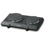 TAURUS WHITE & BROWN Réchaud électrique 2 feux 2250w - volcano duo