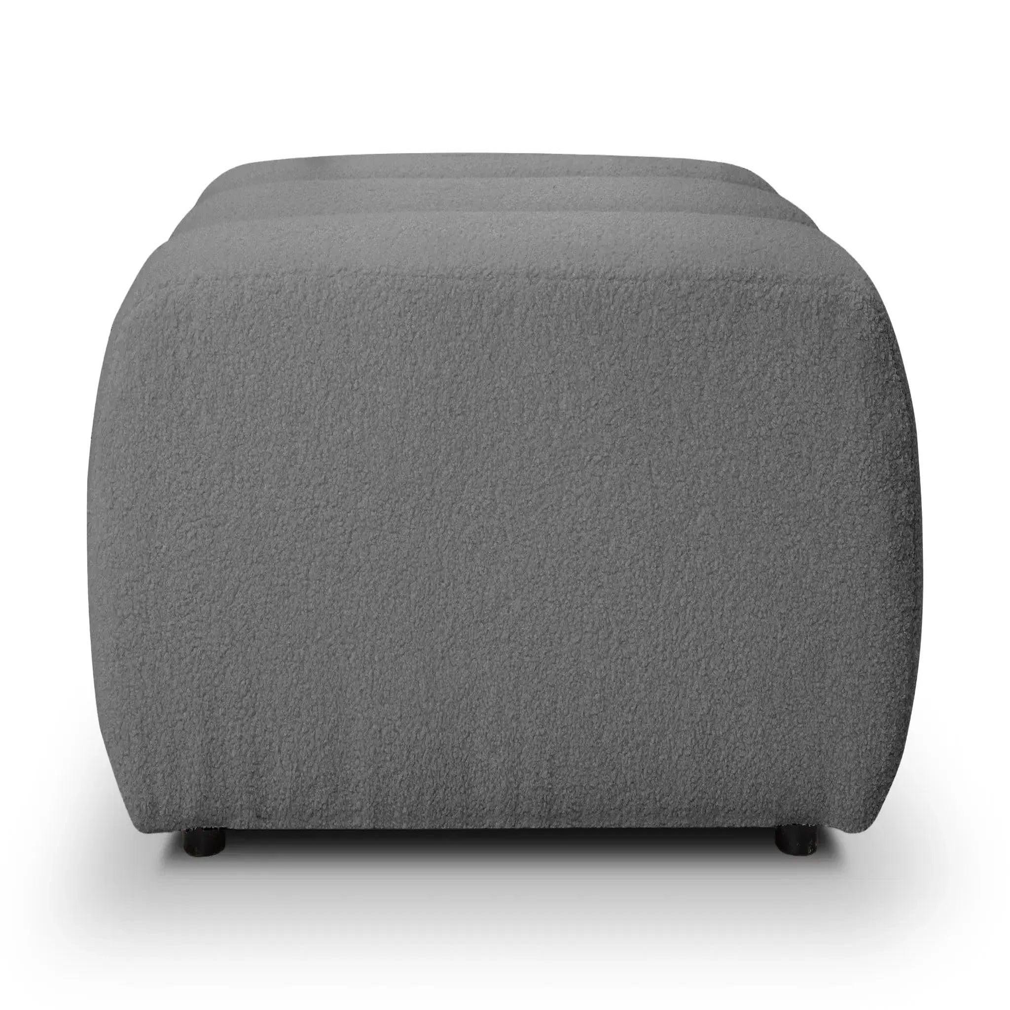 Voir la diapositive 4 : CASANOVA PARIS Celeste - pouf tissu bouclette