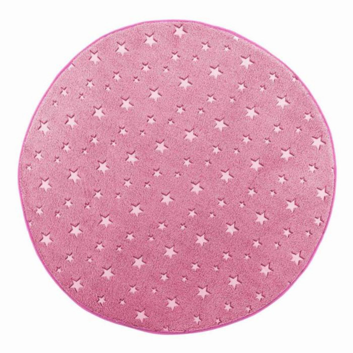 Paris Prix Tapis Enfant Déco  Fluo Night  90cm Fuchsia