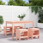 VIDAXL Ensemble a manger de jardin 5pcs bois massif Douglas