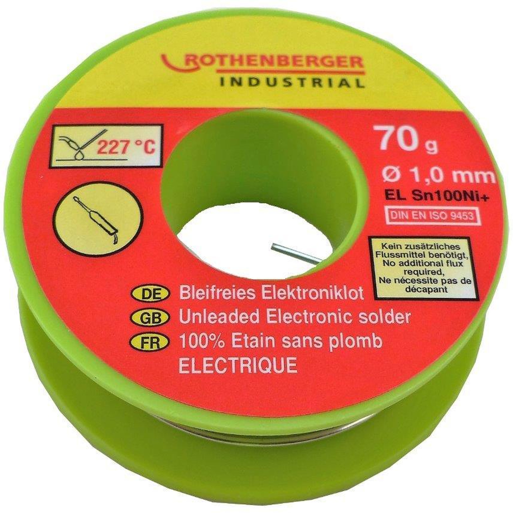 CENTRALE BRICO Bobine étain électronique 1 mm, 200 g. ROTHENBERGER