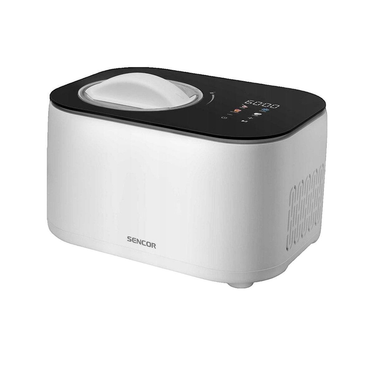 SENCO SORBETIÈRE Sencor 8590669383658 blanche avec écran LED et capacité 1 litre