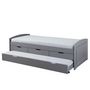 Voir la diapositive 2 : Lit gigogne 2 couchages 90x200 cm + 3 tiroirs ULLI