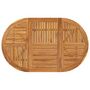 Voir la diapositive 4 : VIDAXL Table de jardin 150x90x75 cm Bois d'acacia solide