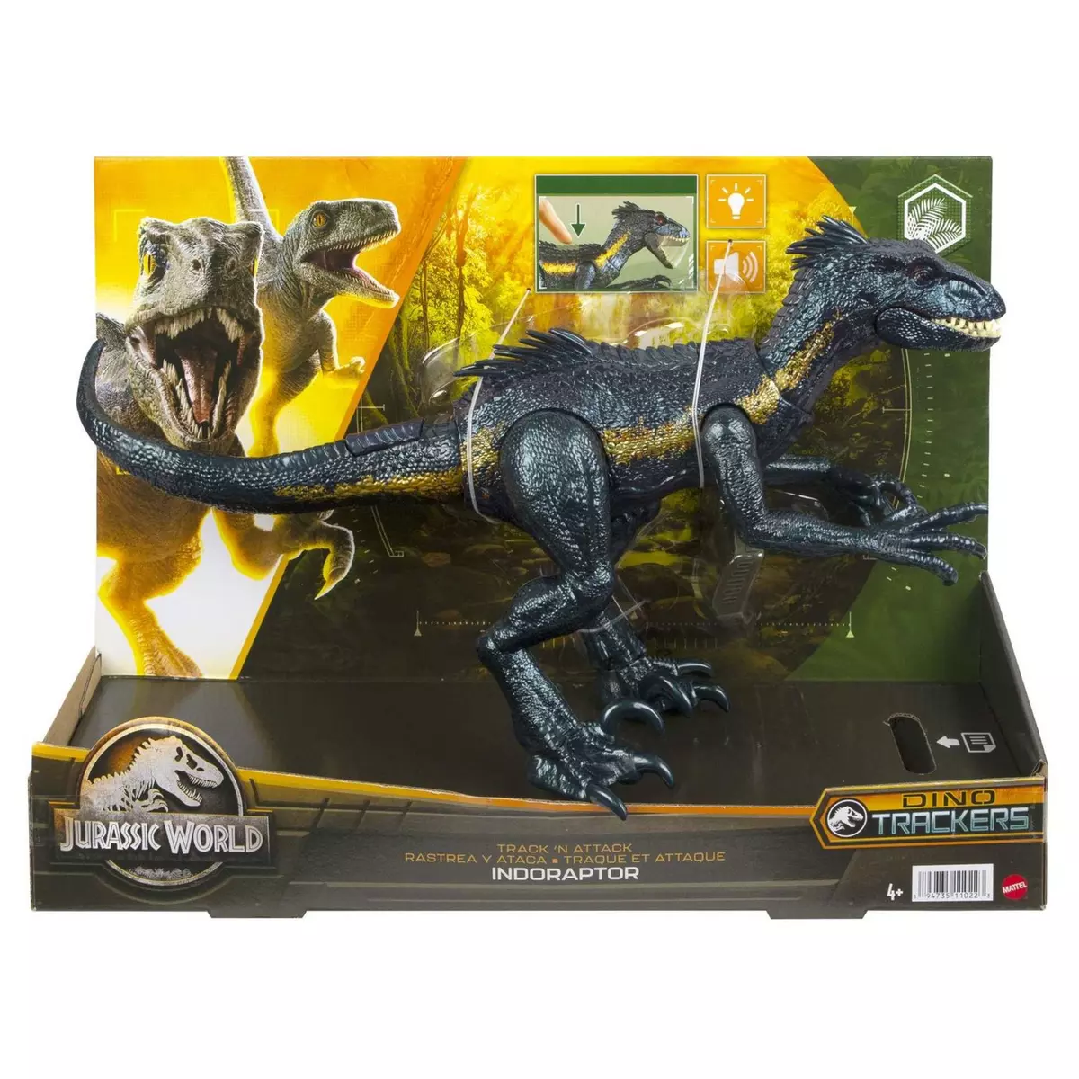 JURASSIC WORLD Figurine Méga Action Dinosaure Indoraptor - Jurassic World 