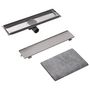 Voir la diapositive 5 : VIDAXL Drain de douche lineaire 530 x 140 mm Acier inoxydable