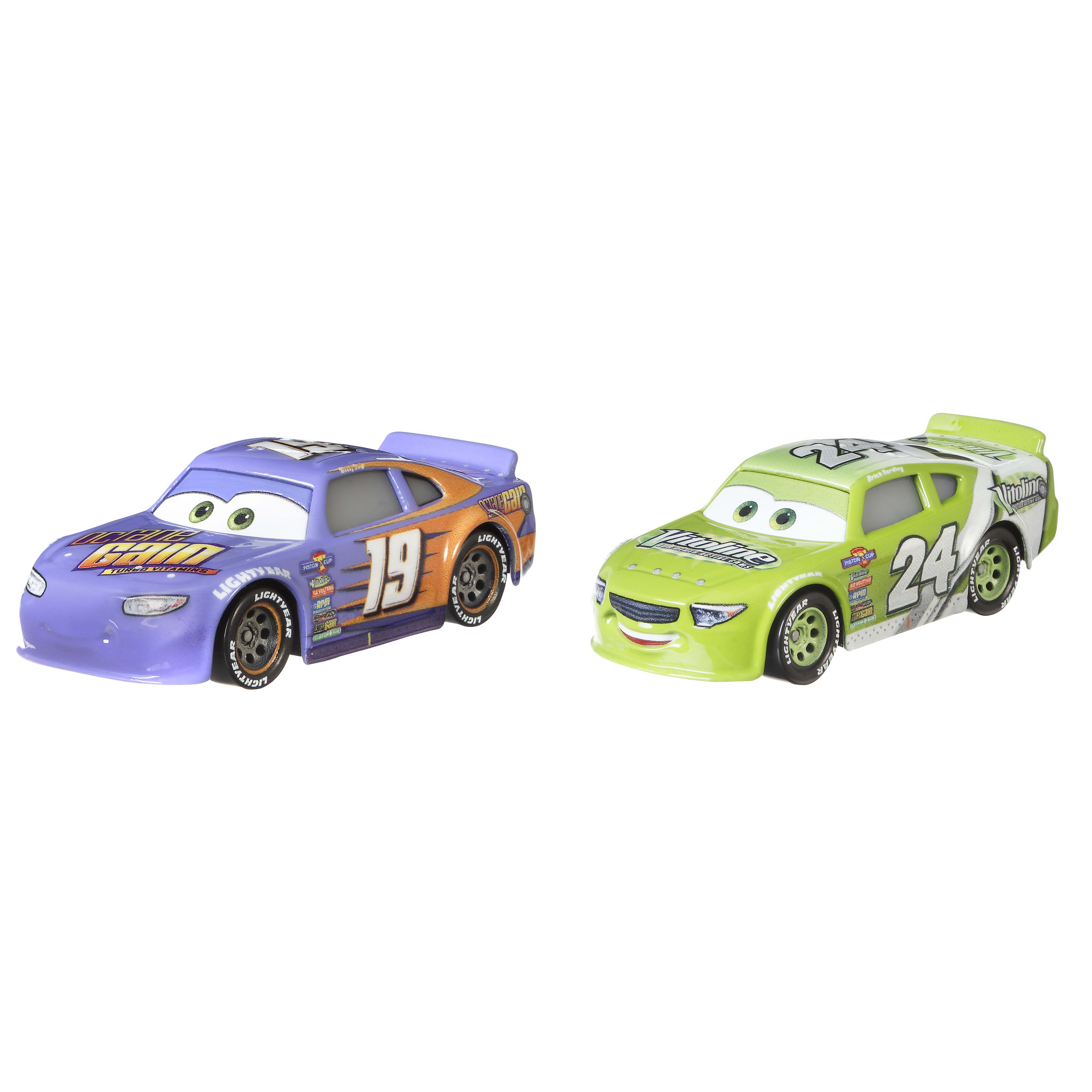 Voir la diapositive 1 : MATTEL Mattel Pack de 2 véhicules - Cars - Bobby Swift et Brick Yardley