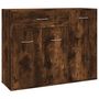 Voir la diapositive 2 : VIDAXL Buffet Chene fume 88x30x70 cm Bois d'ingenierie