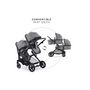 Voir la diapositive 3 : HAUCK Poussette Atlantic Twin Melange Gris