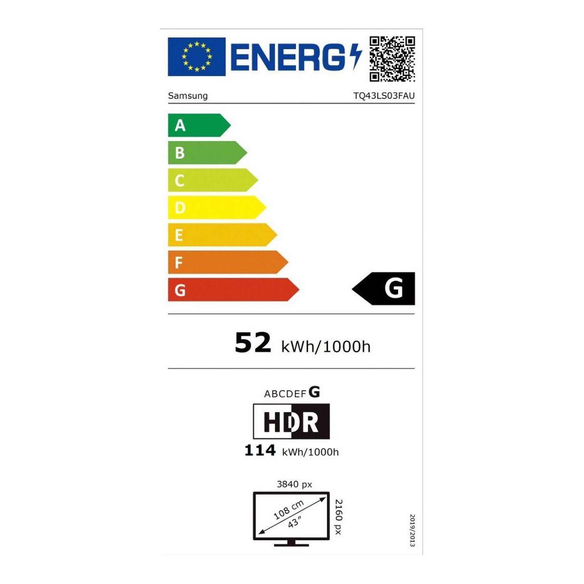 Voir la diapositive 6 : Samsung Tv qled the frame 43ls03fa (2025) 43  (108 cm)